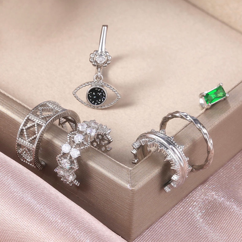 ✨6PC Silver Cuff Set✨ - Picture 1 of 5